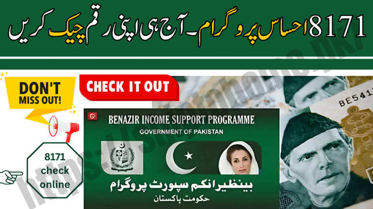 Ehsaas 8171 Check Eligibility