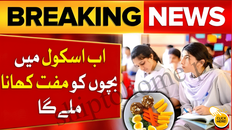 Punjab Free School Meal Program