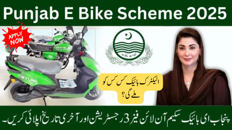 PM Electric Bike Scheme 2025: Check Balloting List and CNIC Status Online