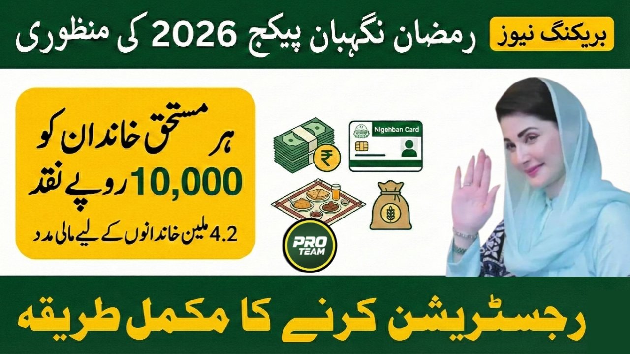 Punjab Government Approves Ramadan Nigehban Package 2026: Rs 10,000 Cash for 4.2 Million Families
